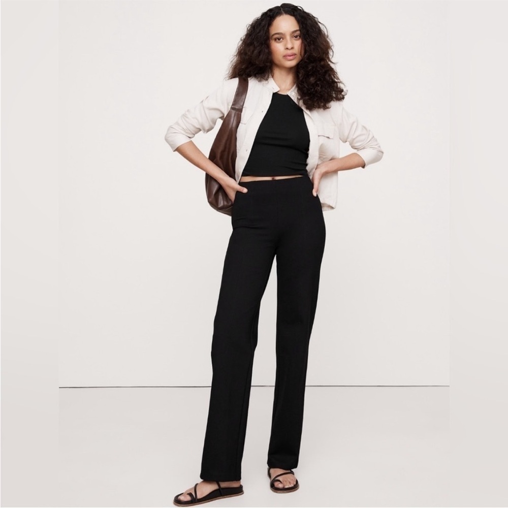 NEW! Banana Republic High-Rise Straight Everywhere Ponte Pant - 795306 📻1️⃣2️⃣